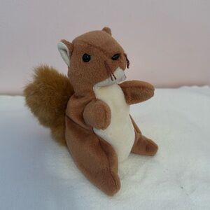 🦄 2 for $10 🦄 TY Beanie Baby Squirrel Nutz